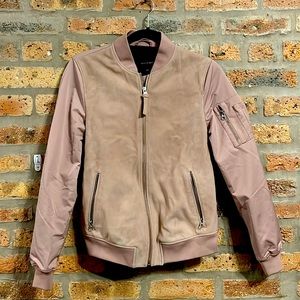 MACKAGE Suede and Nylon Bomber Jacket size XS